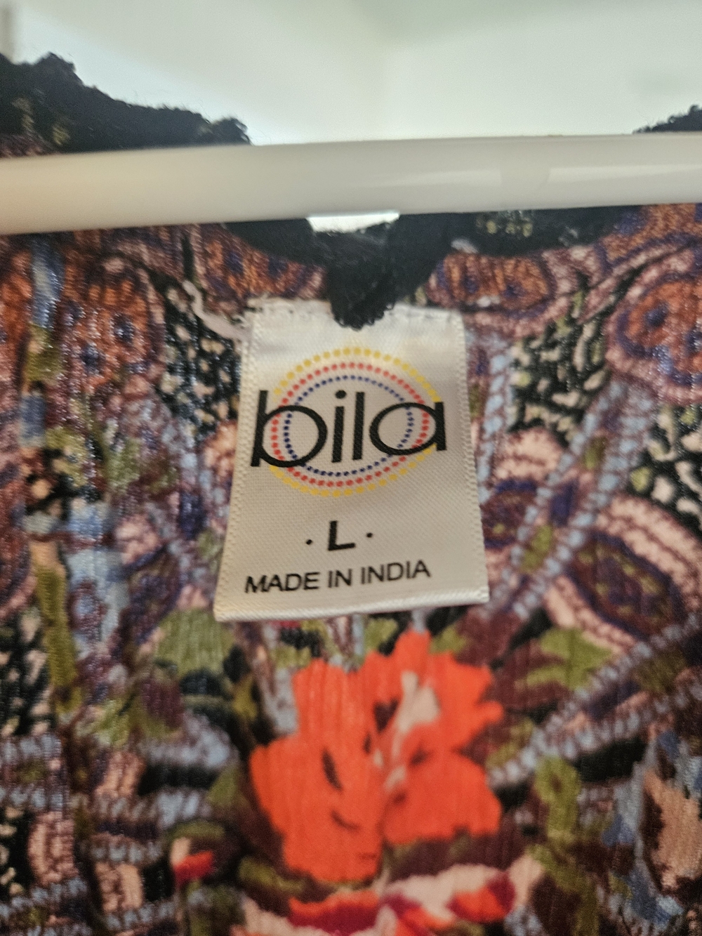 Bila Floral Boho Rayon Top in Multicolor